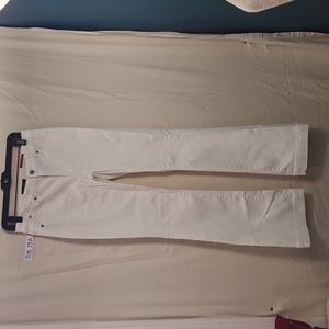 Talbots Womens white flare jeans size 2